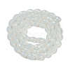 Electroplate Imitation Jade Glass Beads Strands EGLA-N013-J6mm-D02-2