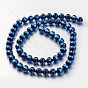 Electroplate Non-magnetic Synthetic Hematite Bead Strands G-F300-31A-05-2