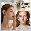 25 Pairs 304 Stainless Steel Bowknot Stud Earring Findings STAS-ME0003-34EB-5