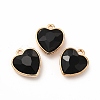 Faceted Glass Rhinestone Pendants GLAA-I051-B11-2