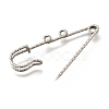 304 Stainless Steel Safety Pins Brooch Findings STAS-K252-11A-P-2