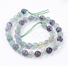 Natural Fluorite Bead Strands G-M025-01C-2