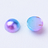 Imitation Pearl Acrylic Cabochons OACR-R063-5mm-01-2