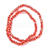 Electroplate Transparent Glass Beads Strands GL-CBA7A17-01A-03-4