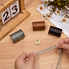 3 Roll 3 Colors Flat Waxed Polyester Thread String YC-CL0001-01B-3