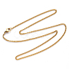 PVD Vacuum Plating 304 Stainless Steel Curb Chain Necklace NJEW-S420-001A-G-4