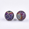 Electroplate Glass Beads EGLA-S178-03D-2