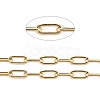 Ion Plating(IP) 304 Stainless Steel Paperclip Chains CHS-F010-01A-G-01-1