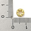 Brass Cubic Zirconia Spacer Beads KKB-L215-029A-LG-3
