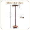 Round Wooden Necklace Organizer Display Stands NDIS-WH0010-34A-2