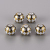 Electroplate Glass Beads EGLA-Q123-013D-3