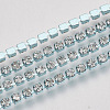 Electrophoresis Iron Rhinestone Strass Chains CHC-Q009-SS12-A01-1