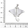 Brass Micro Pave Cubic Zirconia Pendants KK-A269-06P-3