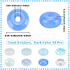 400Pcs 8 Colors Glass Seed Beads GLAA-SC0003-03B-2