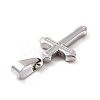 Non-Tarnish PVD Vacuum Plating 201 Stainless Steel Pendants STAS-A073-10P-3