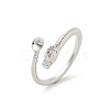 Brass Cup Peg Open Cuff Ring Settings KK-G518-10P-01-1