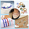 Handmade Evil Eye Lampwork Round Bead Strands LAMP-NB0001-75B-6