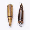 Natural Tiger Eye Pointed Pendants G-D850-08-3