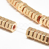 Electroplate Non-magnetic Synthetic Hematite Beads Strands G-Q465-32KC-3