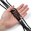 Opaque Glass Beads Strands GLAA-P001-03B-04-5