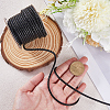 1 Roll 10M Round Braided Cowhide Cords WL-SC0001-03A-3
