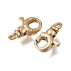 Brass Swivel Clasps with Lobster Claw Clasps KK-CBA4292-11G-2