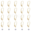 DICOSMETIC 10 Pairs Rack Plating Brass Micro Pave Cubic Zirconia Earrings Hooks FIND-DC0003-48-1