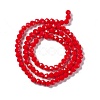 Faceted(32 Facets) Glass Beads Strands EGLA-J042-35B-05-2