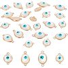 20Pcs 10 Colors Brass Enamel Pendants KK-NB0001-48G-1