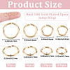 450Pcs Brass Open Jump Rings KK-BBC0026-15-2