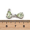 Brass Pave Cubic Zirconia Pendants KK-L240-05P-04-3