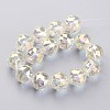 Electroplate Glass Bead Strands EGLA-J140-FR02-16mm-2