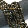Natural Glaucophane Beads Strands G-C116-A29-02-1