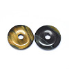 Natural Yellow Blue Tiger Eye(Dyed & Heated) Pendants G-P415-22E-2