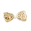 Brass Pave Cubic Zirconia Multi-strand Links ZIRC-F145-04G-01-2