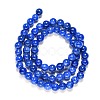 Natural Mashan Jade Round Beads Strands G-D263-6mm-XS08-4