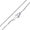 Non-Tarnish 304 Stainless Steel Cable Chains Necklace for Men Women NJEW-N050-A02-S20-2