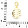 Brass Virgin Mary European Dangle Charms KK-D325-26G-01-3