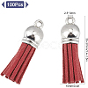 100Pcs Faux Suede Tassel Pendant Decorations FIND-SC0002-29A-2