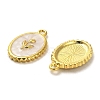 Alloy Enamel Pendants ENAM-R145-05G-2