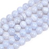 Natural Blue Lace Agate Beads Strands G-D106-A01-6mm-2