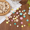200Pcs Unfinished Natural Wood Cabochons WOOD-SP0001-56-3
