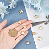 12Pcs 3 Style Brass Charms KK-CA0001-53G-3