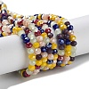 Glass Beads Strands EGLA-A034-M4mm-31-2