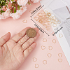 80Pcs Brass Linking Rings KK-BBC0008-67-3