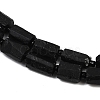 Natural Black Tourmaline Beads Strands G-F715-111-4