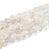 Natural White Moonstone Beads Strands G-G018-05-1