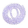 Electroplate Glass Beads Strands EGLA-A044-T4mm-B17-3