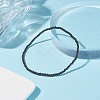 Glass Round Beaded Stretch Bracelet for Women BJEW-JB07911-01-2
