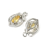 Brass Micro Pave Cubic Zirconia Pendants LS-KK-C107-05P-2